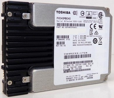 400GB SAS 2.5" 15mm 12Gb/s Toshiba SSD - PX05SVB040 / SDFAK03JAA01