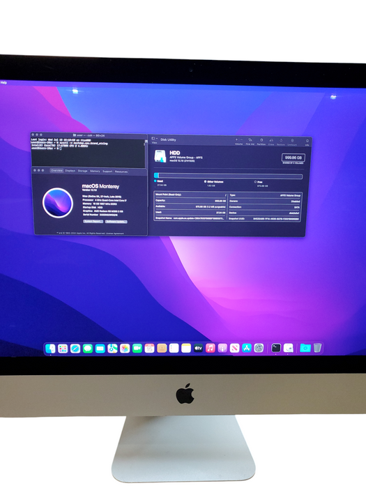 Apple iMac Retina 5K 27" Late 2015 i7-6700K @ 4 GHz 16GB RAM 1TB HDD AMD R9 M390
