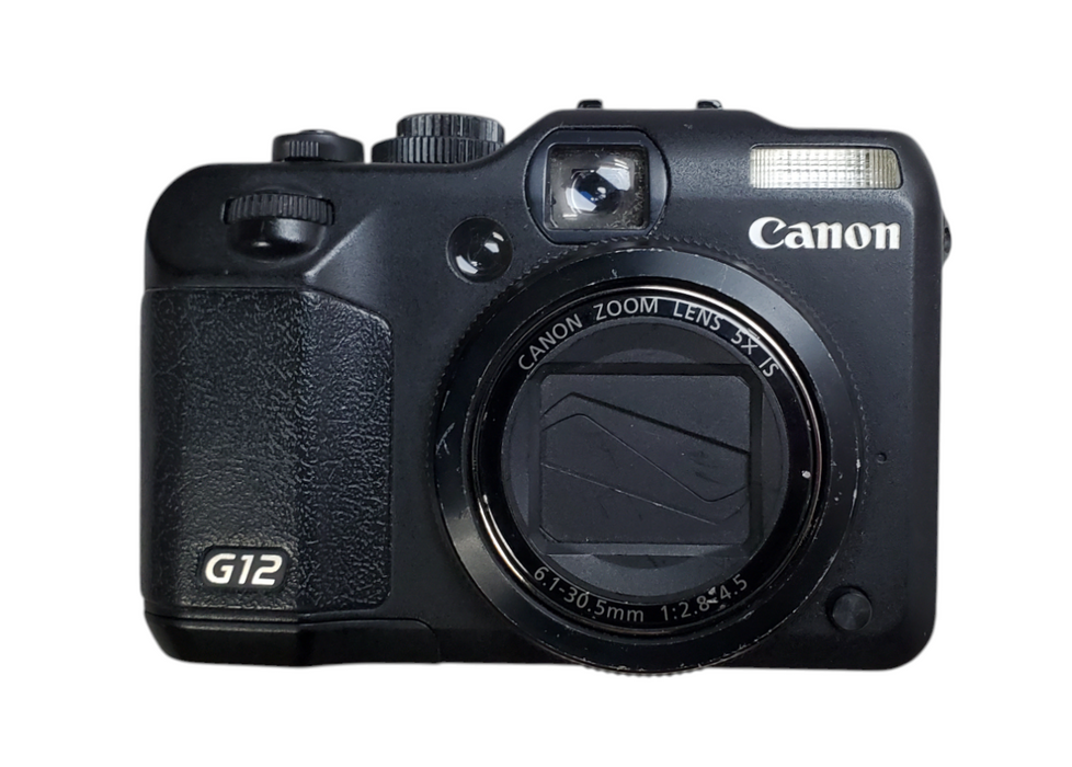 Canon PowerShot G12 10.0MP Digital Camera w/ Battery