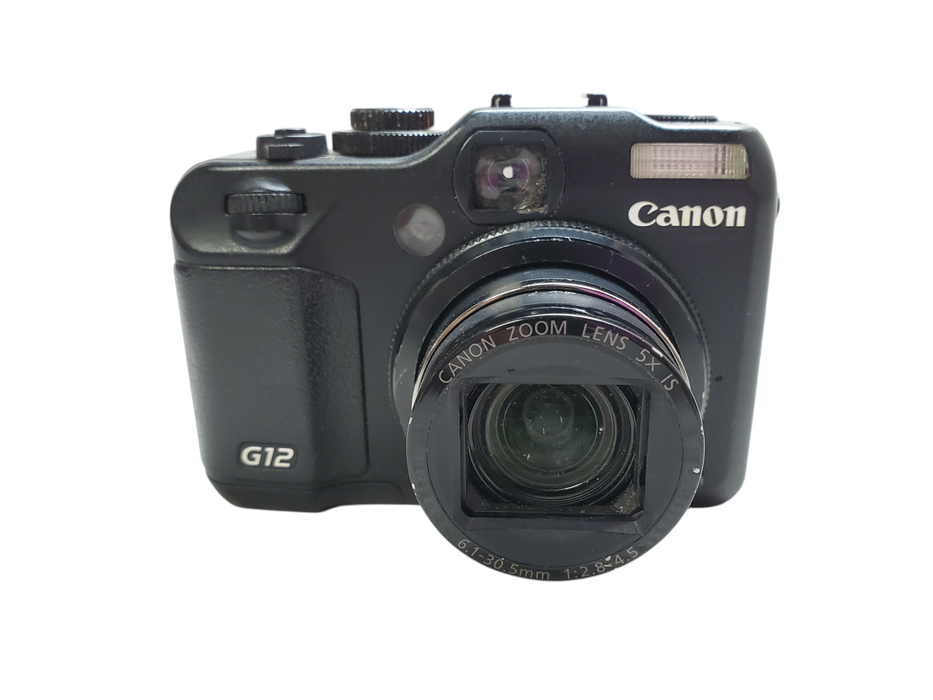 Canon PowerShot G12 10.0MP Digital Camera w/ Battery