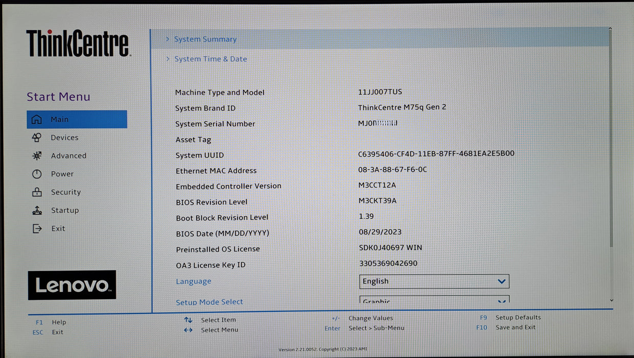 Lenovo ThinkCentre M75q Gen 2 | Ryzen 5 4650GE, 8GB DDR4, 256GB NVMe, Wi-Fi, PWR