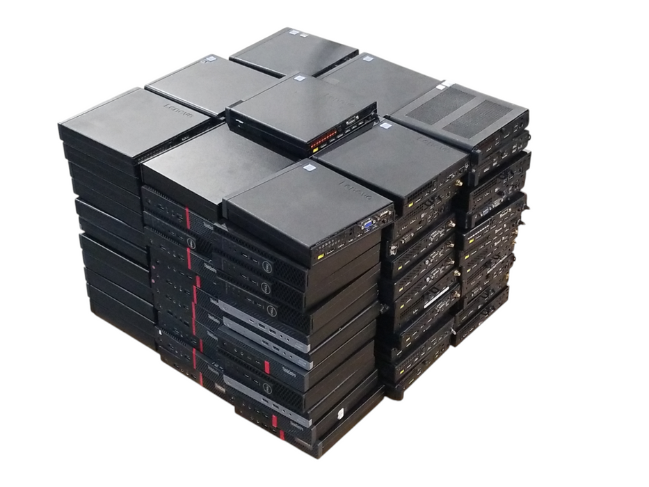 Lot of 100x 6th-8th Gen i-series USFF Desktops HP, Lenovo, Dell (USFF68-16)