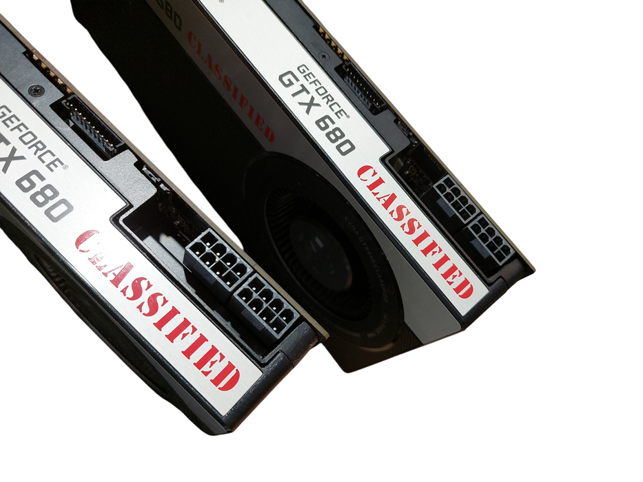 2- EVGA Geforce GTX 680 Classified 04G-P4-3688-B1