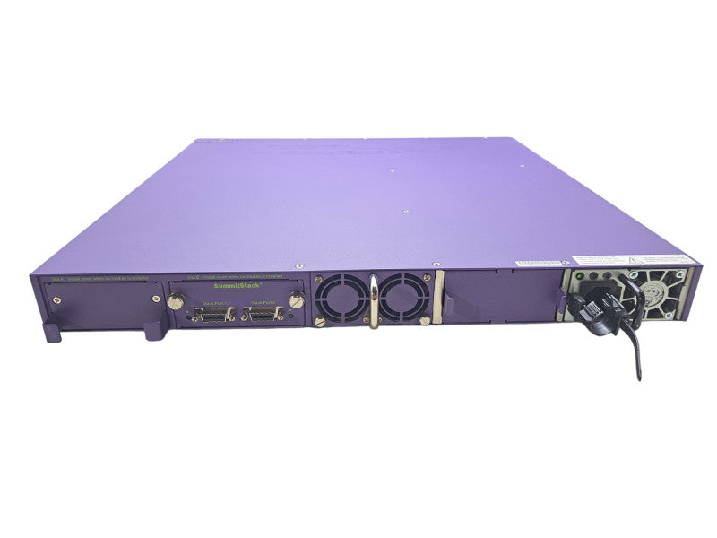 Extreme Networks X460-48P 16404 | 48-Port Gigabit PoE Switch + Stack | 1x PSU