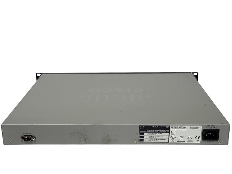 Cisco SG500-52P 52-Port Gigabit PoE Stackable Managed Switch _