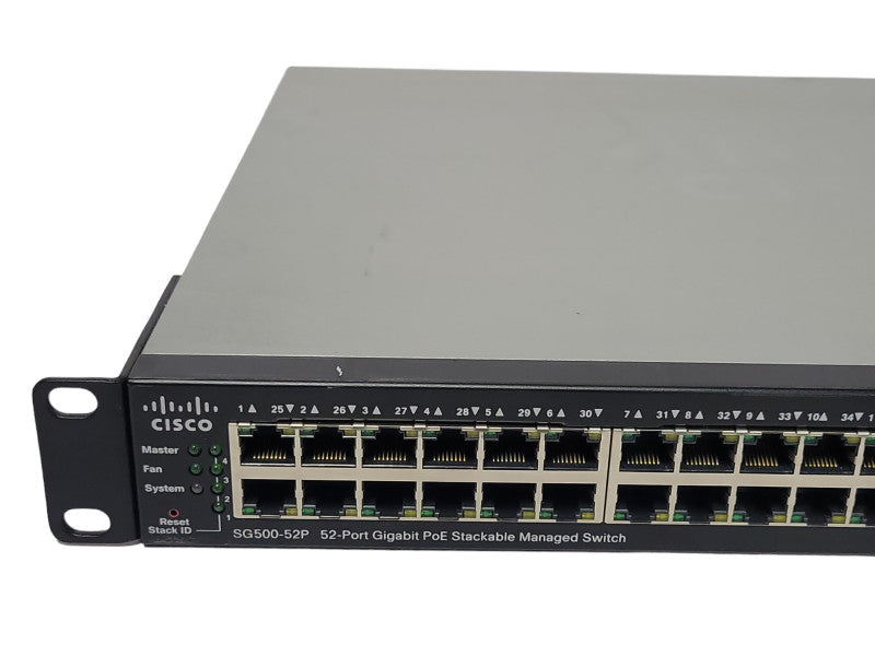 Cisco SG500-52P 52-Port Gigabit PoE Stackable Managed Switch _
