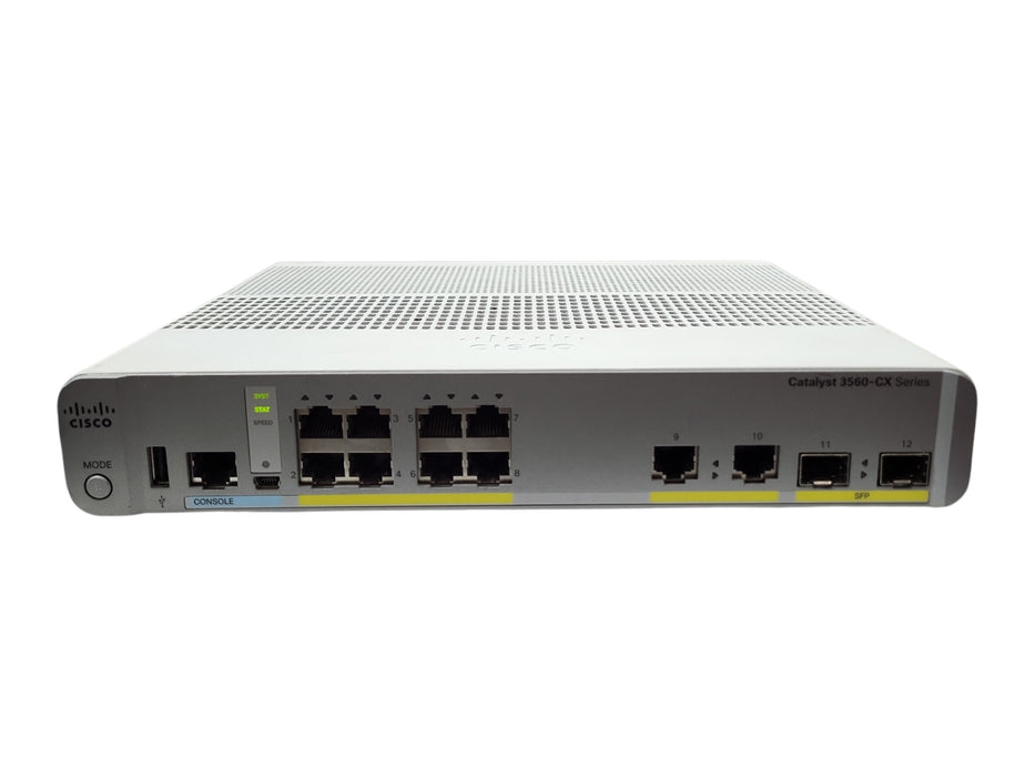 Cisco Catalyst WS-C3560CX-8TC-S V03 8-Port Gigabit Managed Switch