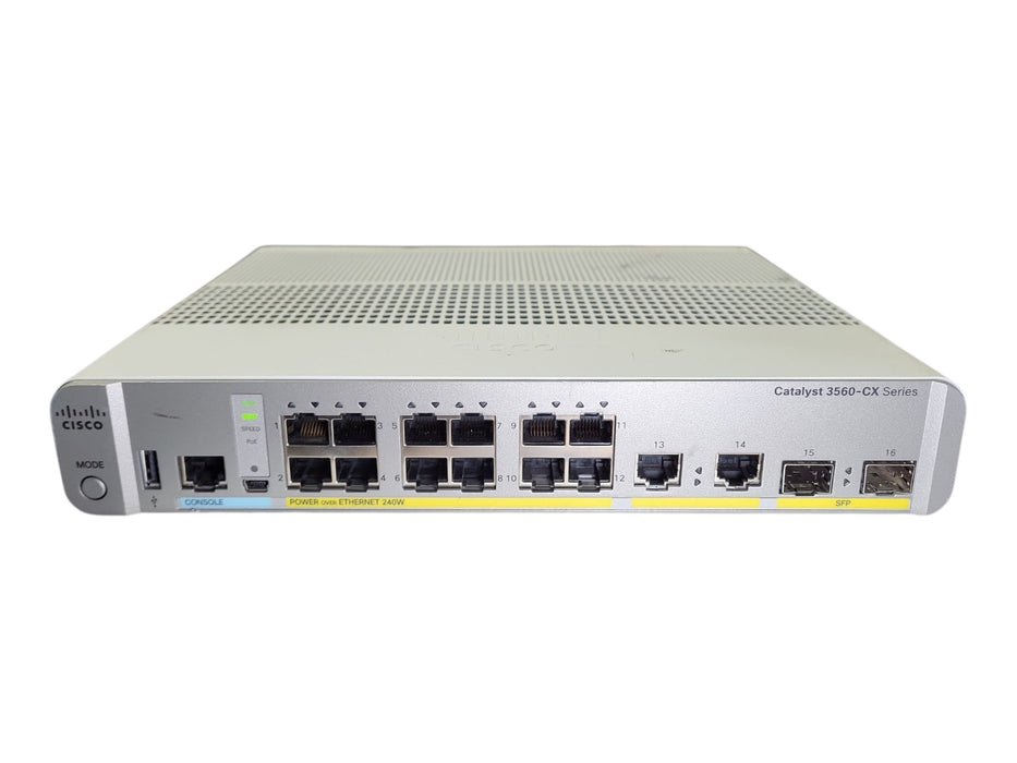 Cisco Catalyst WS-C3560CX-12PC-S 12-Port Ethernet Switch