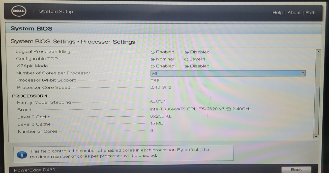 Dell PowerEdge R430 | 1x Xeon E5-2620 v3 @2.40GHz 48GB DDR4 PERC H730Mini | NO HDD