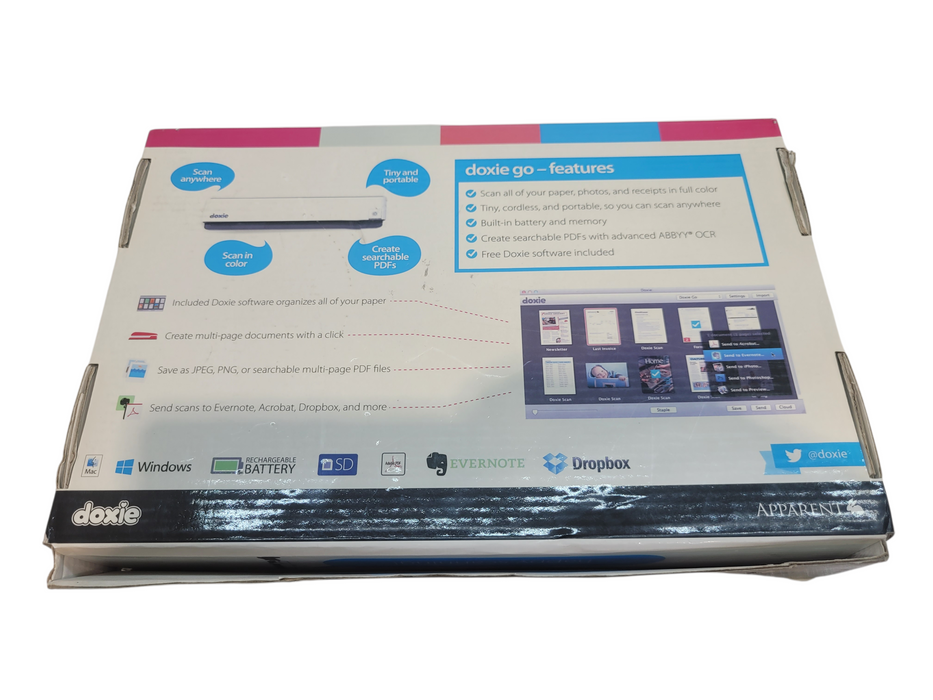 Doxie (DX210) Go X2 Portable Document Scanner