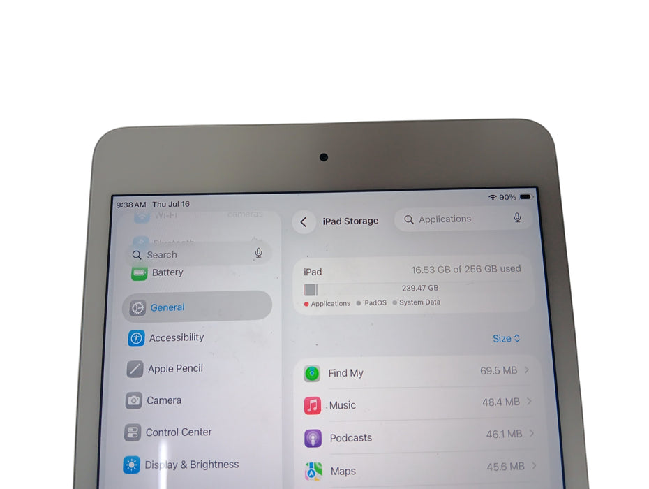 iPad mini 5th Gen - 256GB - Silver [A2133]