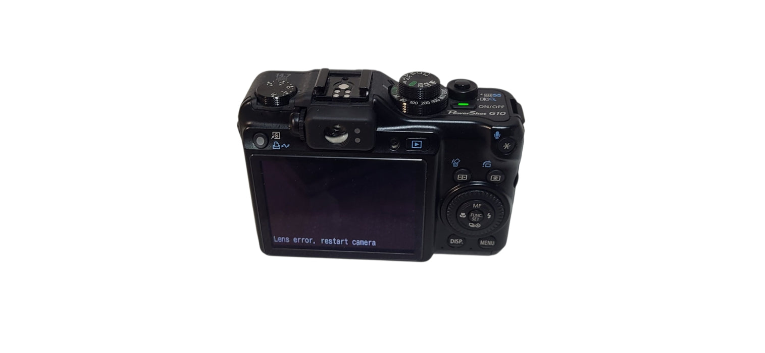 Canon PowerShot G10 14.7MP Compact Digital Camera Black Made in Japan  |READ