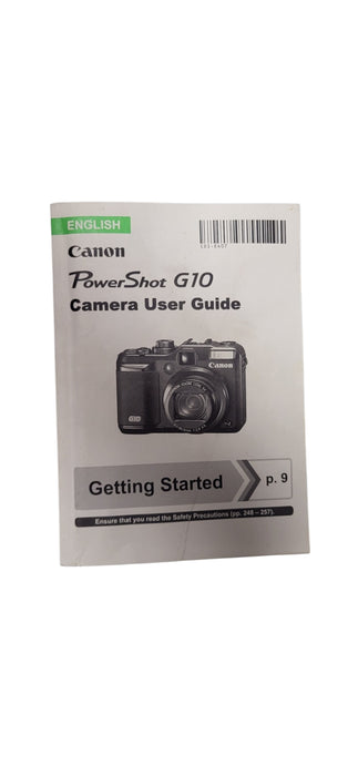 Canon PowerShot G10 14.7MP Compact Digital Camera Black Made in Japan  |READ