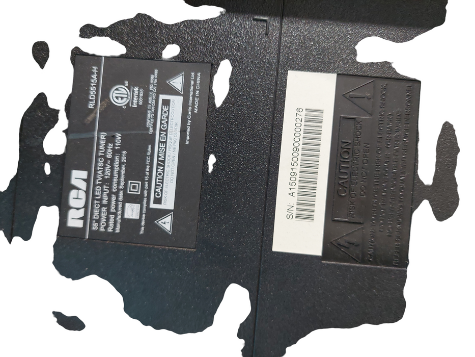 RCA 55"  TV Model: RLD5515A-H