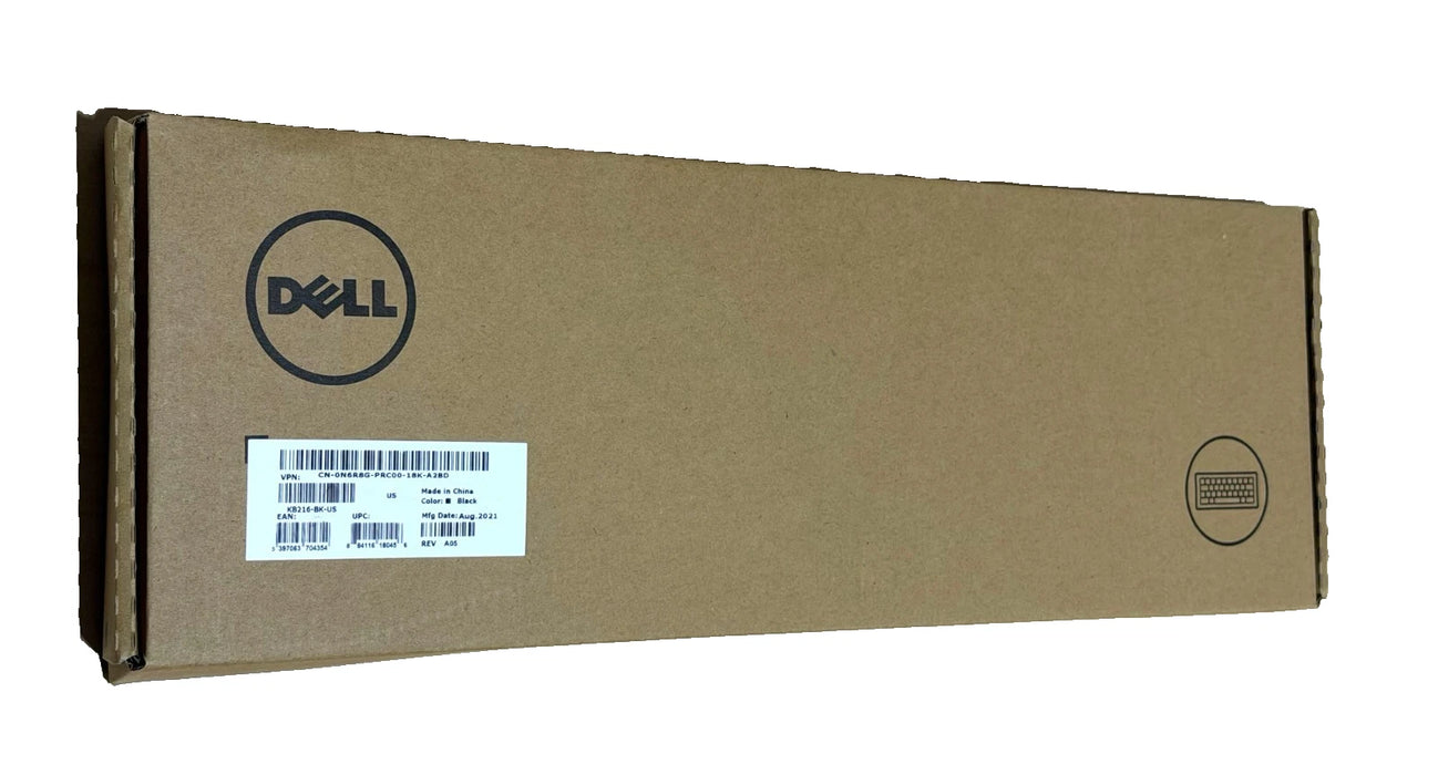 Dell Keyboard KB216-BK-US USB Wired Black for Office/Home