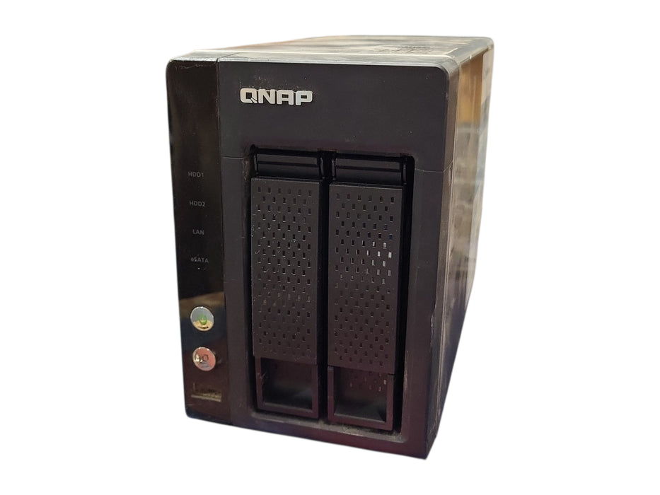 Qnap TS-221 Network Attached Storage Drive w/ 2x1TB HDDs, No Power Adapter