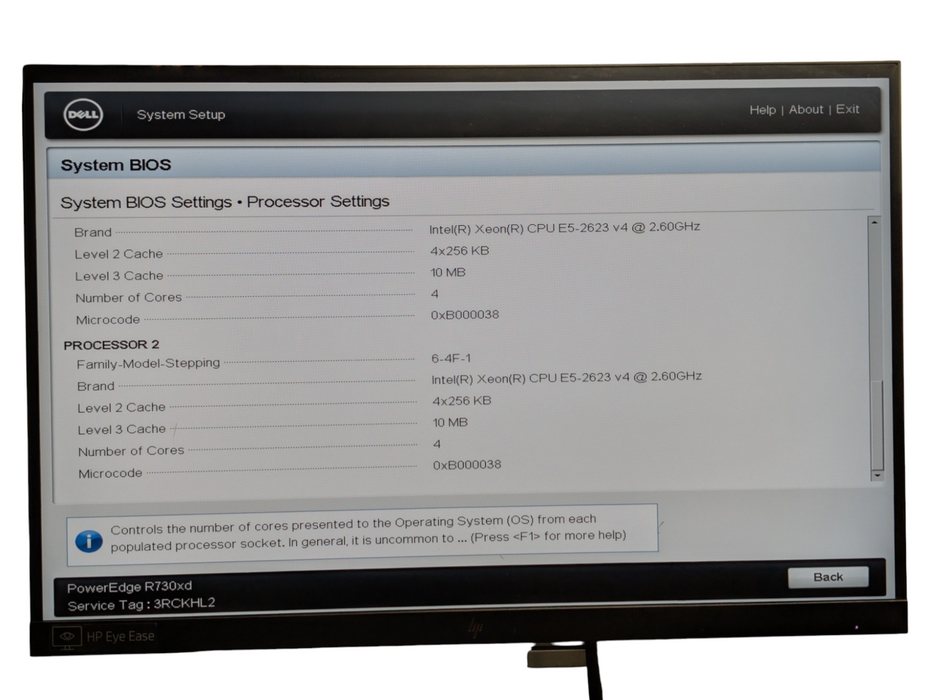 DELL PowerEdge R730xd 2x Intel Xeon E5-2623 v4 128GB RAM 6x 3TB HDD