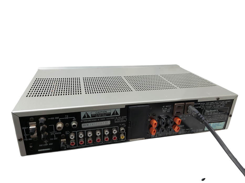 Technics Quartz Synthesizer TV/FM/AM Stereo Receiver Model: SA-360