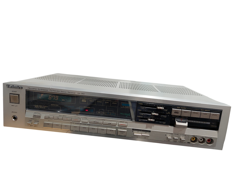 Technics Quartz Synthesizer TV/FM/AM Stereo Receiver Model: SA-360