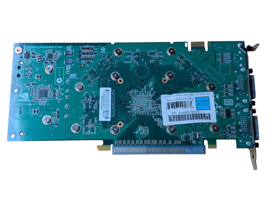 EVGA NVIDIA  e-GeForce 9600GT SSC 512-P3-N868-AR