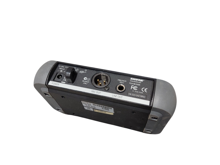 Shure PGX4 Receiver 10 HG 524-542MHz