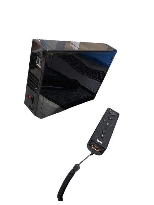 Wii Black Model: RVL-001(USA) with 1 Controller Parts
