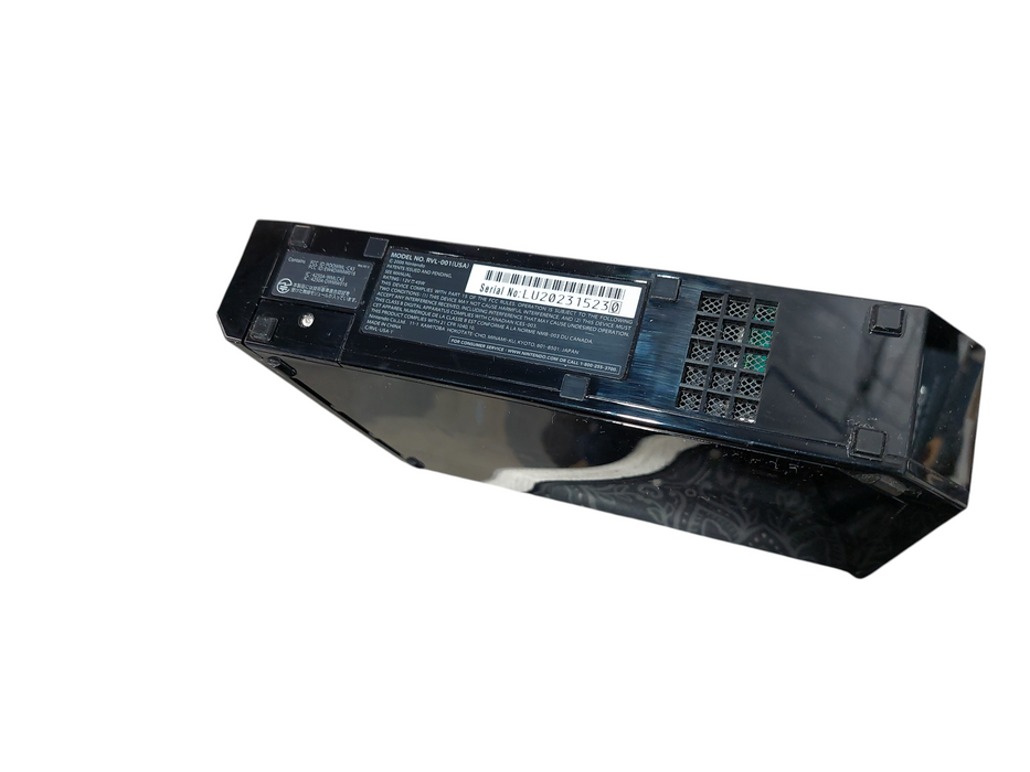 Wii Black Model: RVL-001(USA) with 1 Controller Parts