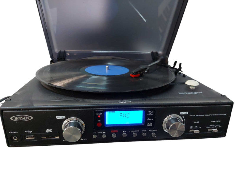Jensen JTA-460 AM/FM/Turntable MP3 Encoding System =