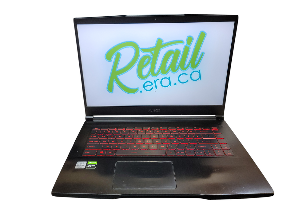 MSI GF63 Thin i7-10750H 16GB DDR4 GTX 1650 256GB NVMe READ