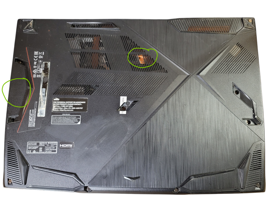 MSI GF63 Thin i7-10750H 16GB DDR4 GTX 1650 256GB NVMe READ