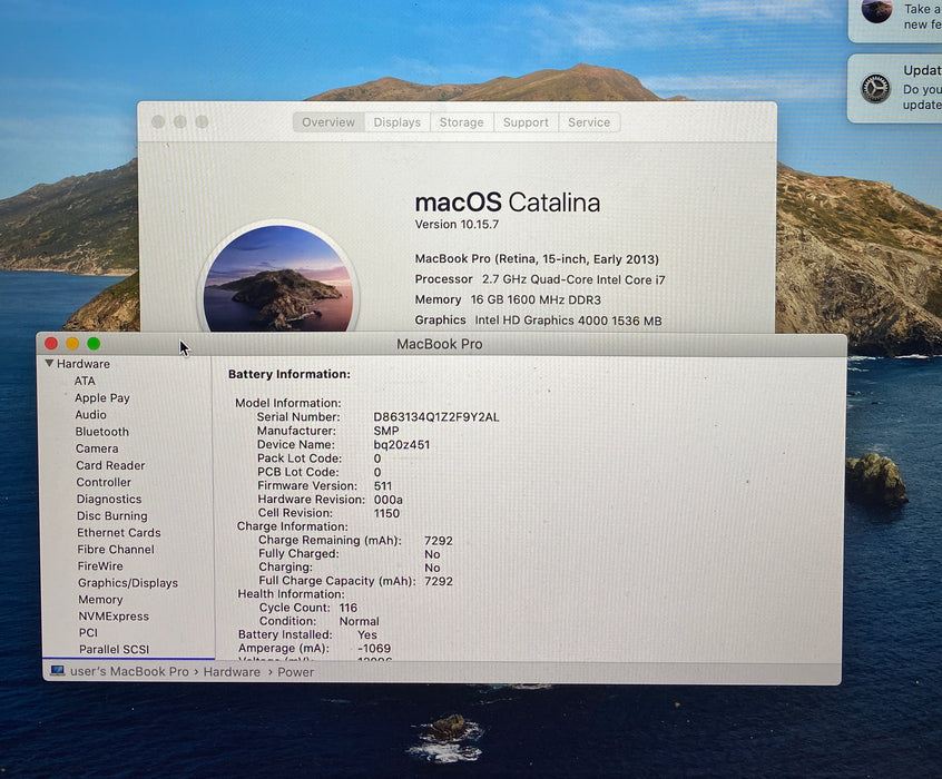 Apple MacBook Pro Retina 15 Early 2013 QuadCore i7-3740QM GT650M 16GB RAM 256SSD