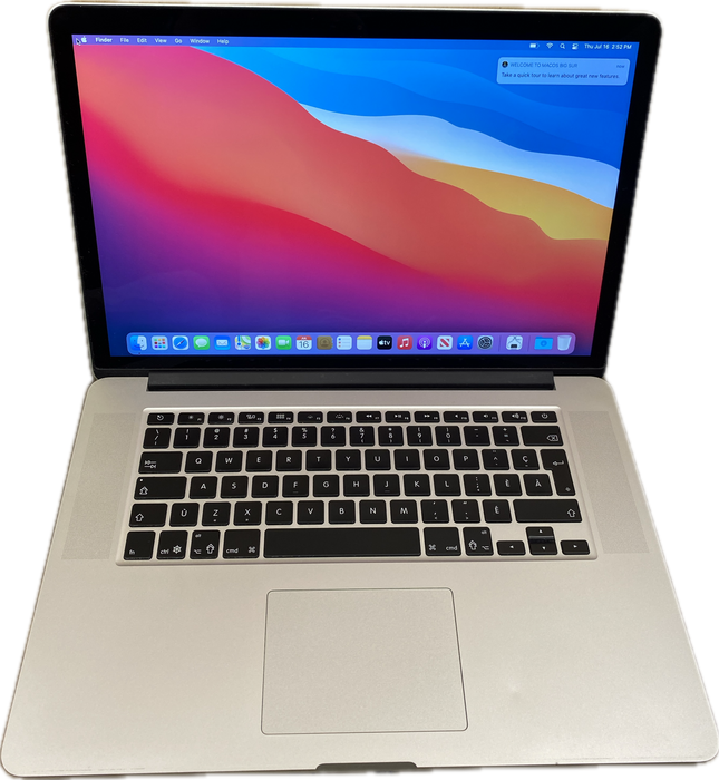Apple MacBook Pro Retina 15" Mid 2015 i7-4770HQ 16GB RAM 512SSD French Keyboard