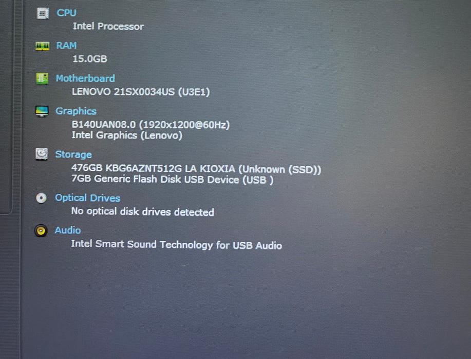 Lenovo ThinkPad E14 Gen 7 Intel Core Ultra 5 225U 1.50GHz 16GB RAM 512GB SSD