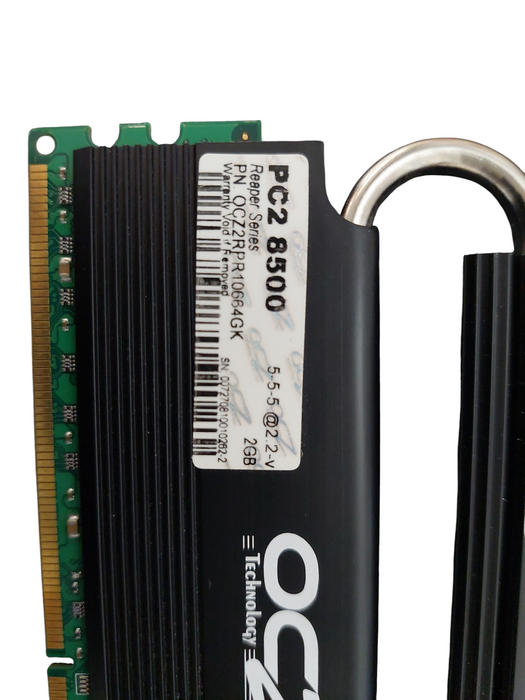 PC2 Reaper Series 2x2GB DDR2  PC2 8500  PN: OCZ2RPR10664GK OCZ Technology