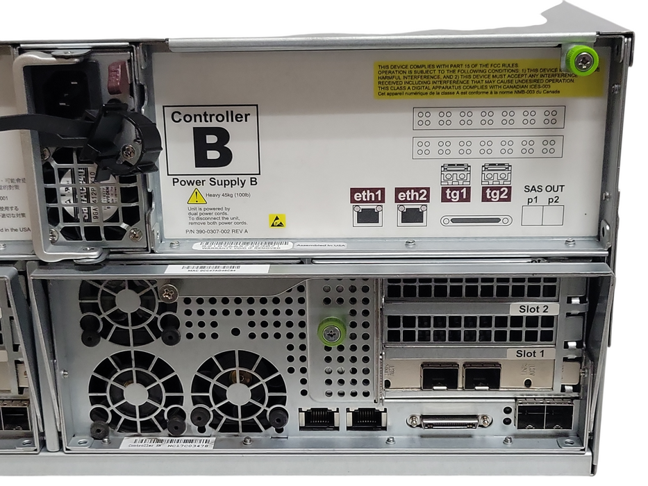 Nimble Storage C1K-2P-42T-E 4U 24-Bay Storage w/ 2x Controller and 2x PSU, READ
