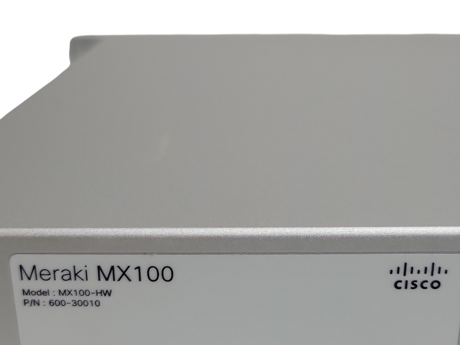 Cisco ‎MX100-HW Meraki Cloud Managed Security Firewall Appliance Unclaimed
