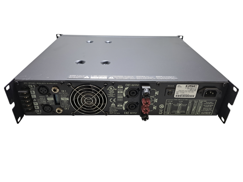 QSC RMX850a 2-Channel Rackmount Power Amplifier Pro Audio