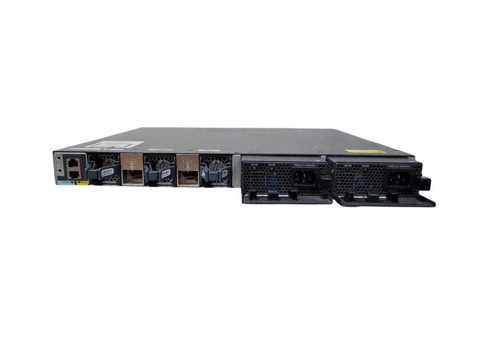 Cisco WS-C3650-48FS-S 48-Port Gigabit Ethernet SFP PoE+ Network Switch