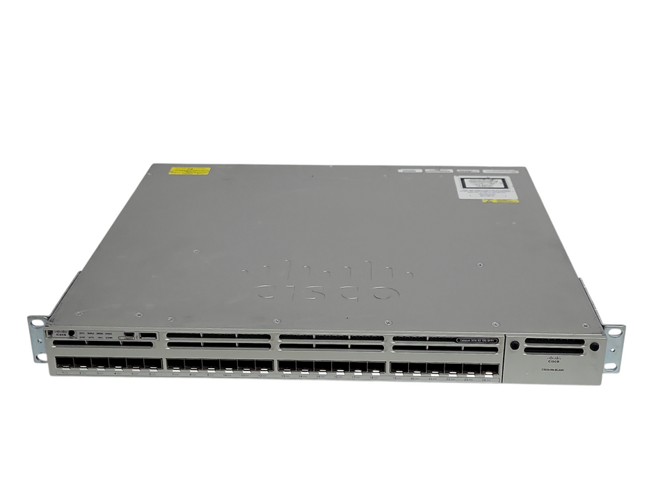 Cisco WS-C3850-24XS-E 24-Port 10G SFP+ Network Switch 2x PSU