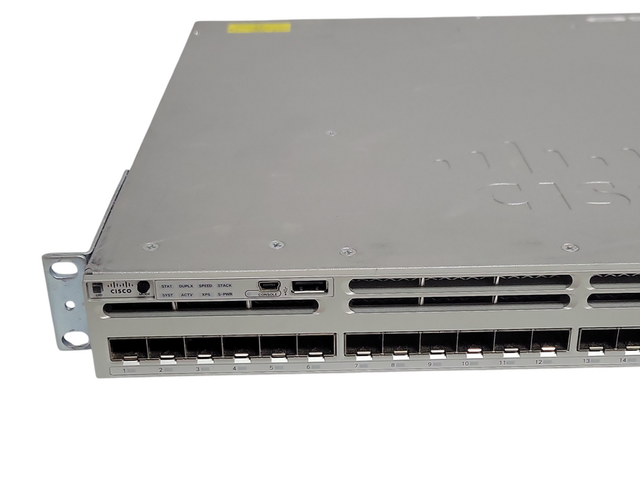 Cisco WS-C3850-24XS-E 24-Port 10G SFP+ Network Switch 2x PSU