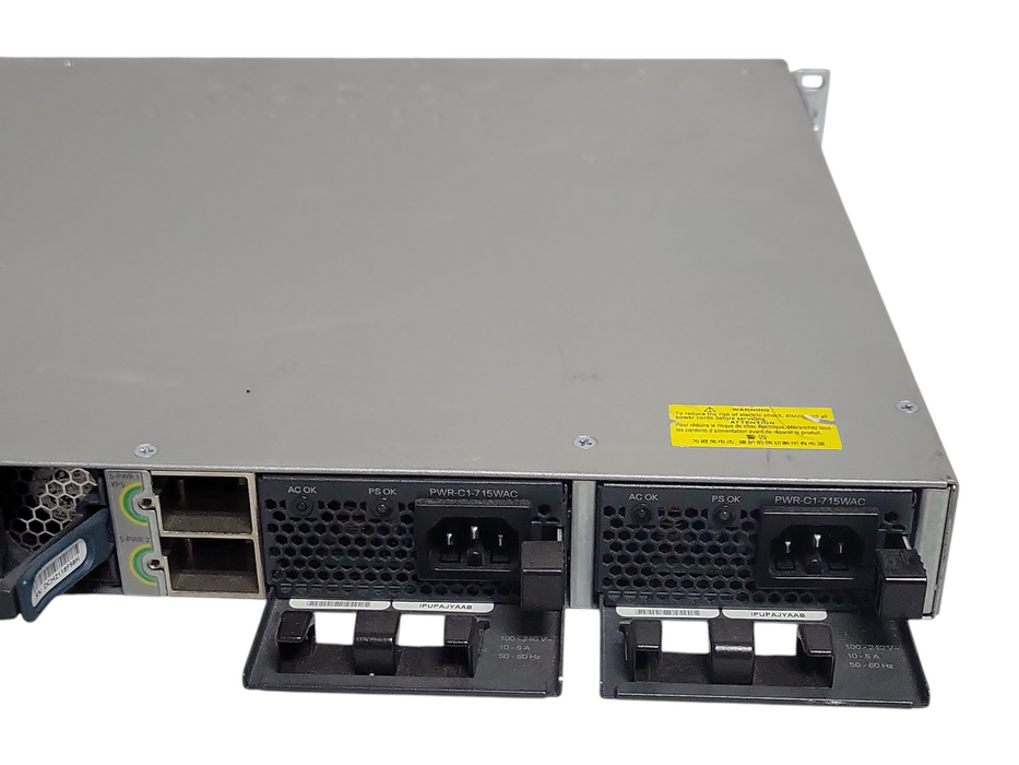 Cisco WS-C3850-24XS-E 24-Port 10G SFP+ Network Switch 2x PSU