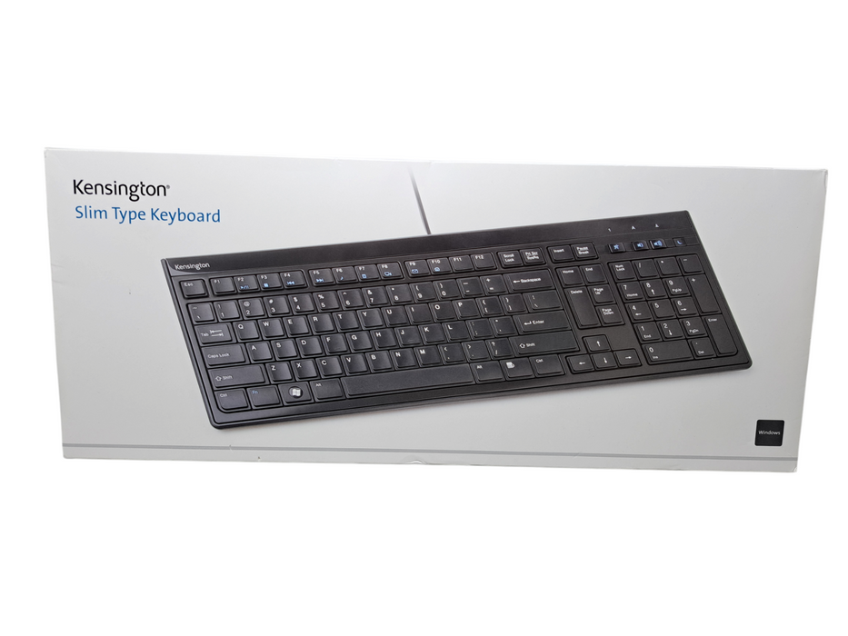Kensington Slim Type Wired Keyboard | K72357USA (New Sealed)