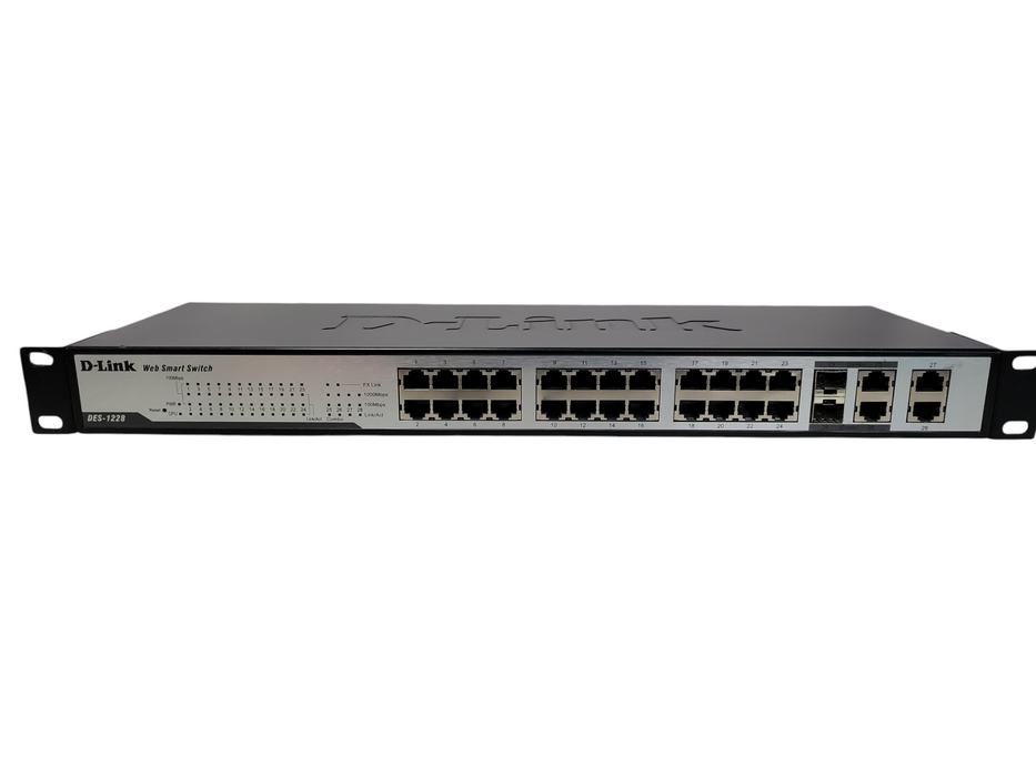 D-Link DES-1228 24 Port 10 100Mbps Web Smart Switch