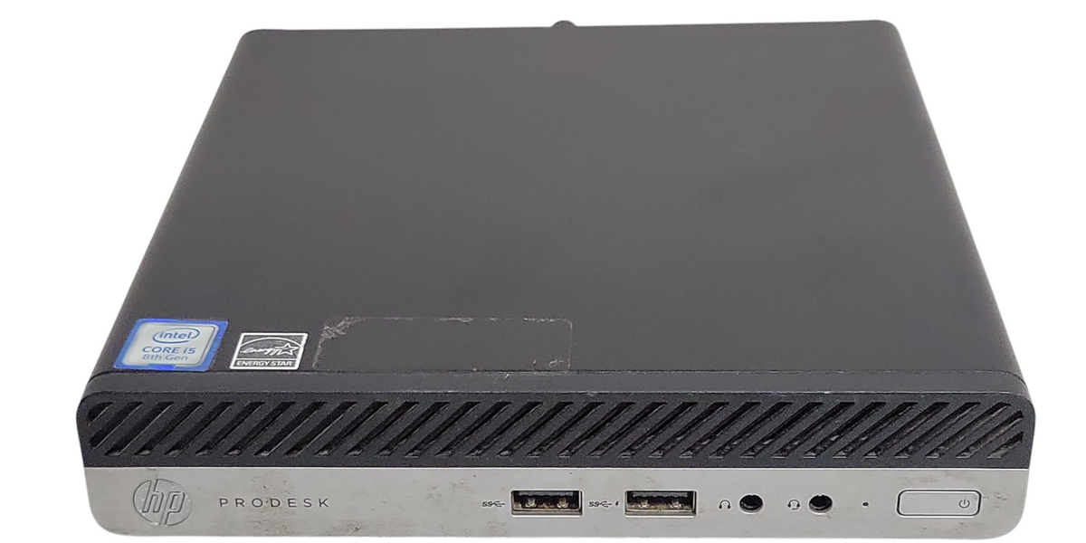 HP ProDesk 400G4 Mini, Core I5-8500T 2.10GHz 8GB DDR4 256GB NVME
