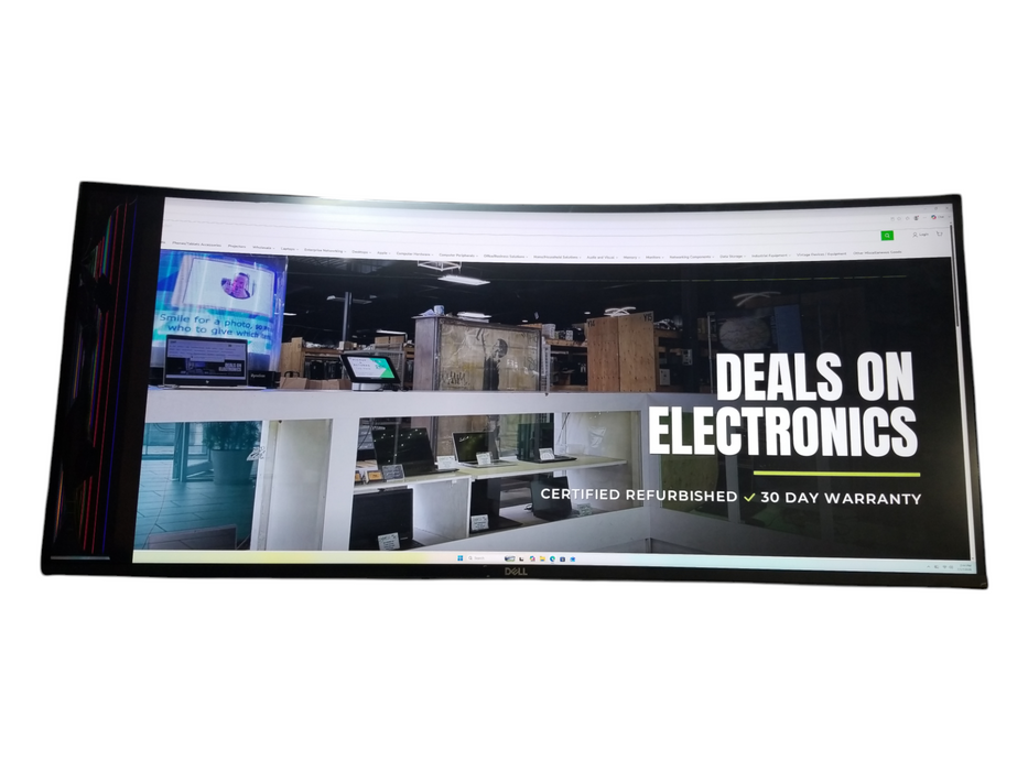 Dell UltraSharp U3821DW 3840x1600 Monitor *Damaged Screen / Only For Parts*