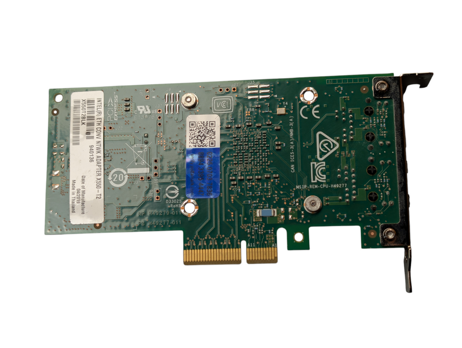 Intel X550T2BLK Dual Port RJ45 10 Gbps Converged PCIe Network Adapter X550 T2