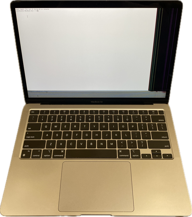 Apple MacBook Air 13" M1 2020 16GB RAM 256GB SSd Bad LCD For Parts/Repair READ!