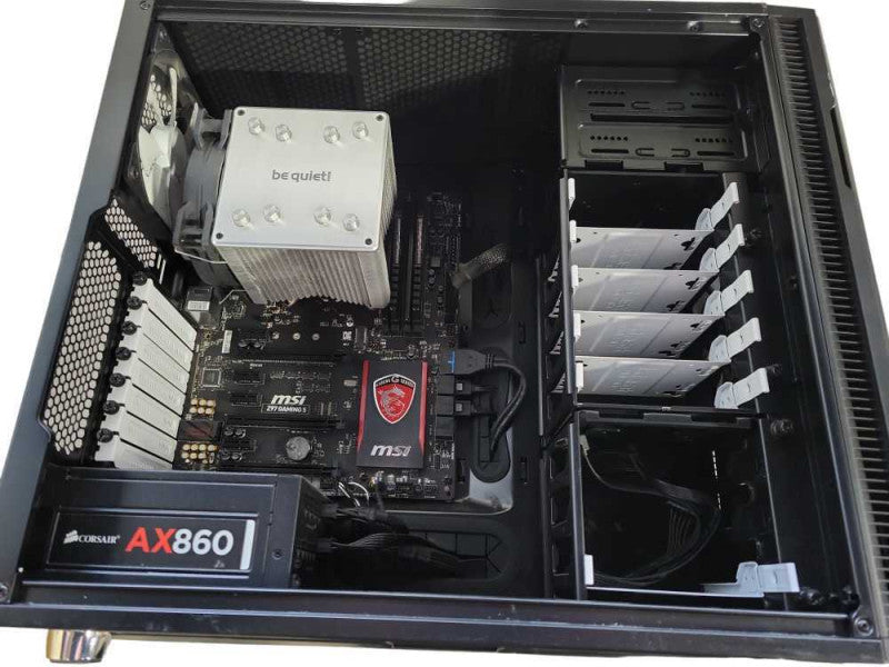 Custom/MSI Tower PC Core i7-4790 3.6Ghz 32GB 860W PSU NO HDD !