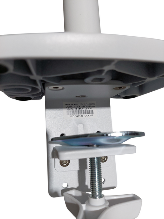 White Dual Mount Monitor Stand Ergatron