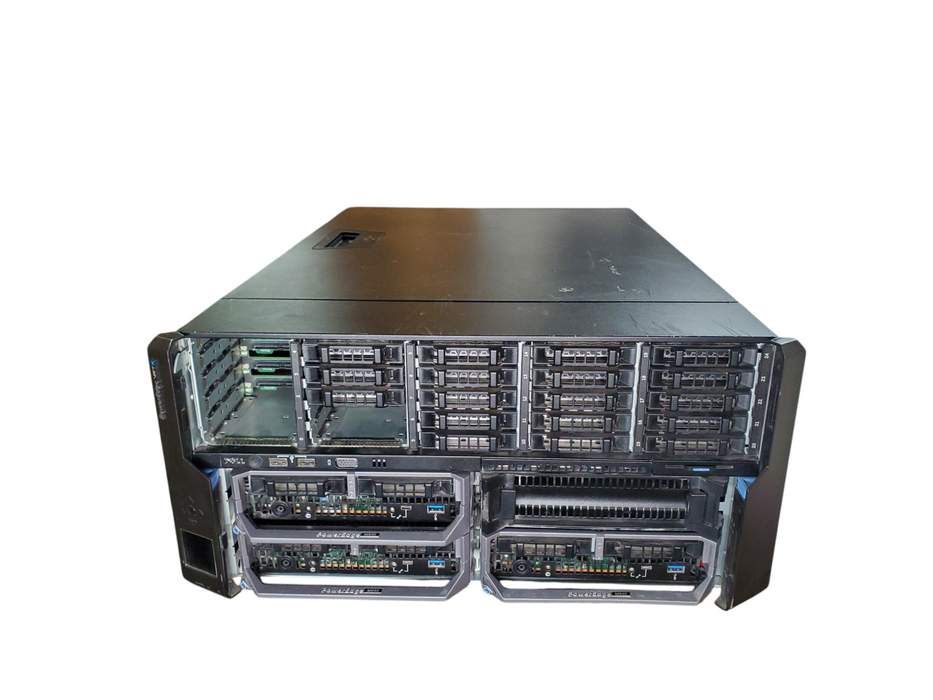 Dell PowerEdge VRTX Rack Chassis W/ 3x M640 2x Silver 4114, 64GB DDR4 - No HDD